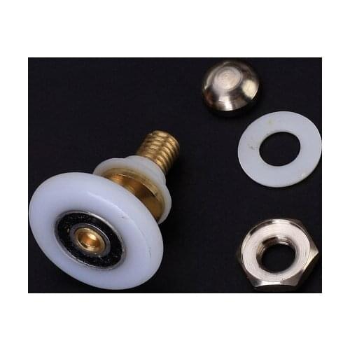 Blesiya Quality Brass Shower Door Roller Threaded 27mm Wheel