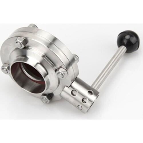 SS304 Butterfly Valve Stainless Steel Butterfly Valve 1/2" - 1-1/4" For Home Brew