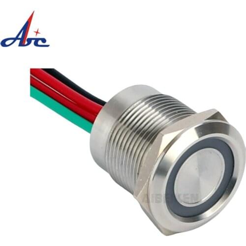 Push Button Swtich Momentary/ Latching/Stepless Adjust Stainless Steel Wateproof 16mm Touch Switch