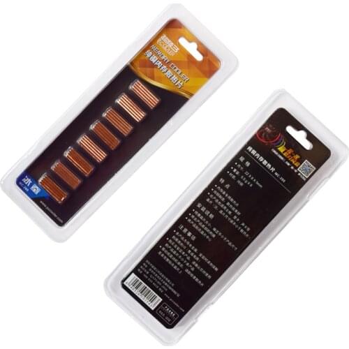 PCCOOLER 8 X Copper Ram Heatsink For DDR DDR2 DDR3 RAM Heat Sink Radiator Memory RHS03