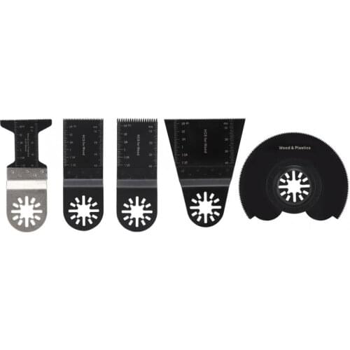 5Pcs Oscillating Saw Blade High Carbon Steel Wood Plastic Metal Cutting Blade