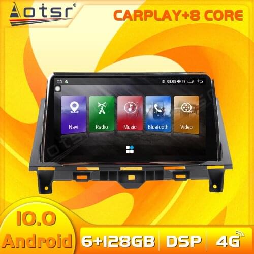 Android 10 Video Multimedia Car Cassette Radio Tape Recorder Stereo Player For Honda Accord 8 2008 2009-2012 GPS Navi Head Unit