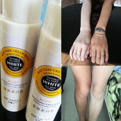 Body Whitening body lotion Cream Lightening Body Face Facial Cream skin,waterproof, neck whitening Cream