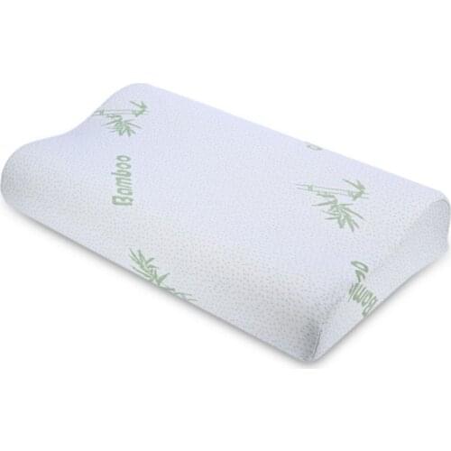 Sleeping Bamboo Fiber Pillow Slow Rebound Health Care Memory Foam Pillow Memory Foam Pillow Support The Neck Fatigue Relief