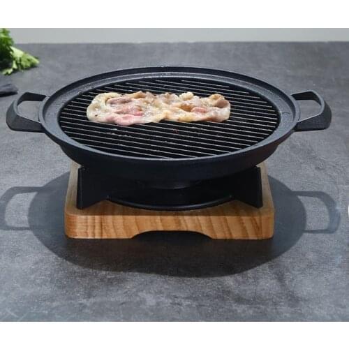 Portable mini bbq grill barbecue grills round barbecue pan commercial table bbq grills picnic barbecue stove 099-2