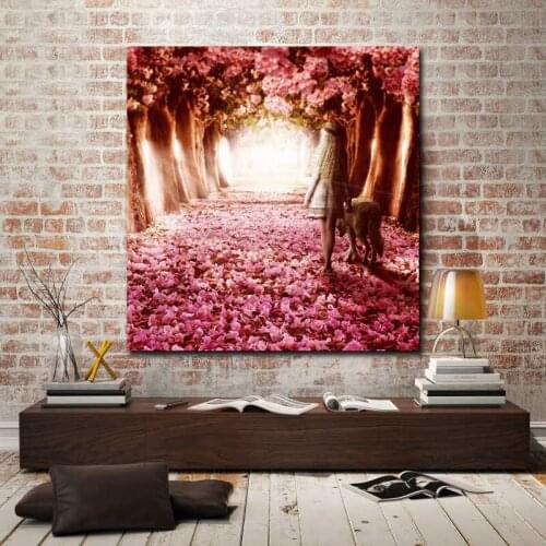 DIY painting pictures by Numbers with color landscape drawings by digital frame painters