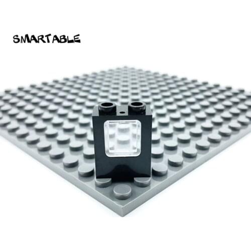 Smartable Window Frame 1x2x2 With Glass MOC Parts Building Blocks Toys For Kids Compatible All Brands 4862+60032 City 40pcs/lot