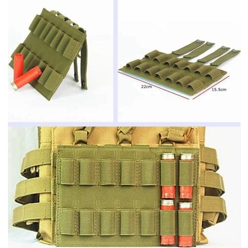 Outdoor Shooting Gear Tactical Molle Magazine Mag Pouch Cartridges Holder Ammunition Carrier Ammo Shell Shotgun Bullets Shotshel