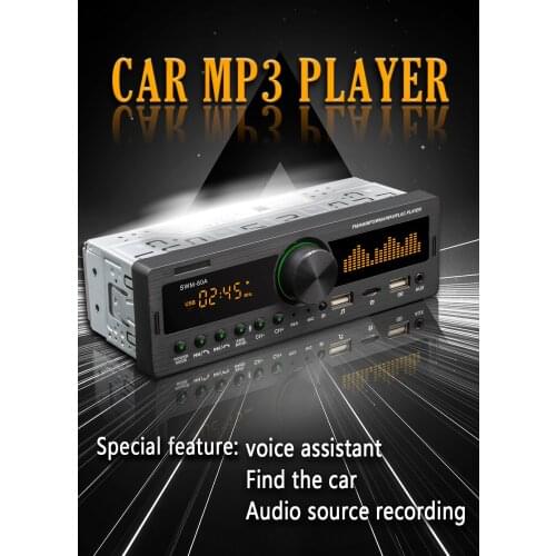 SWM-80A Car stereo receiver 1 din Radio Dual Screen Multimeida MP3 Player Audio FM AM TF USB AUX-Input Locator Stereo Head