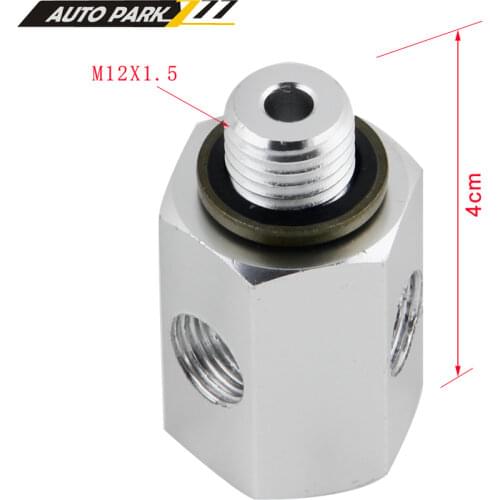 Oil Pressure Temperature Gauge Adaptor T Piece For BMW 3 Series E30 E36 3x 1/8npt Port