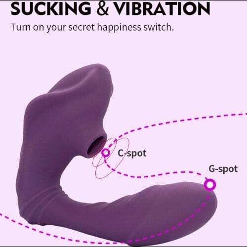 Vagina Sucking Vibrator 10 Speeds Vibrating Sucker Oral Wireless Remote Control Clitoris Stimulator Erotic Sex Toys for Women