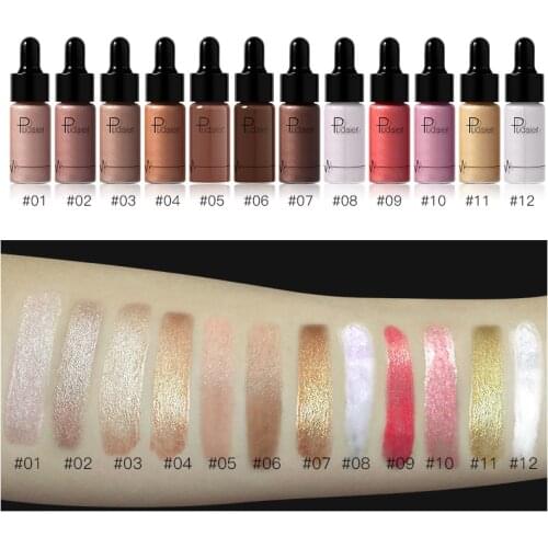 2019 new NIconic illuminator Liquid Highlighter In Shine original shine glow three color face make up highlighter 12 color