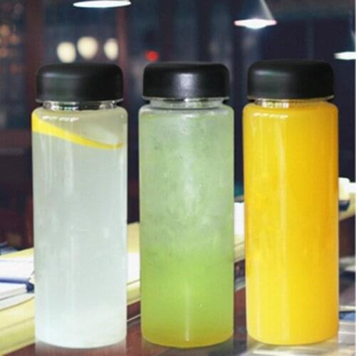 1 Piece 500Ml Plastic Sport Clear Fruit Bottle Lemon Juice Readily Drinking Water Have English Letters