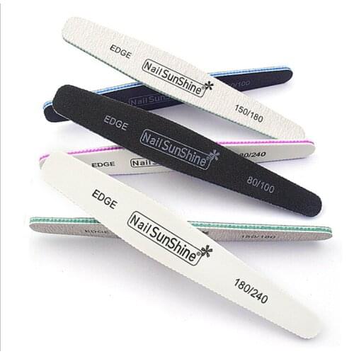 100 Pcs/Lot High Quality Salon Nail File Waterproof Emery Board Nail Art Tool Manicure Tool Professional EVA Nail File