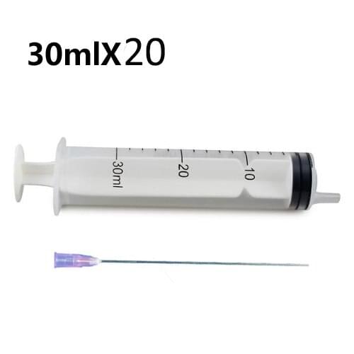 20PCS 30ML Syringes with 10cm needle For refilling ink cartridge for HP/for Canon/for Epson Printer