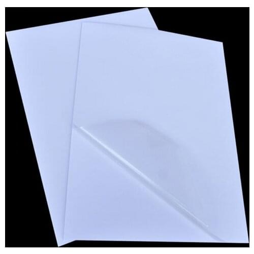 50 sheets tear resistant water/oil proof A4 blank label 50 micron clear transparent PET sticker sheets for Laser Printer