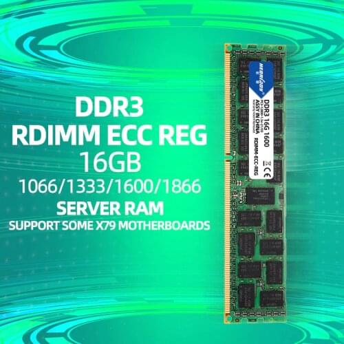 DDR3 ecc reg ram 16GB PC3 1066Mhz 1333Mhz 1600Mhz 1866Mhz 8G 16G 10600R 12800R 14900R 1866 1600 compatible 8GB 4GB