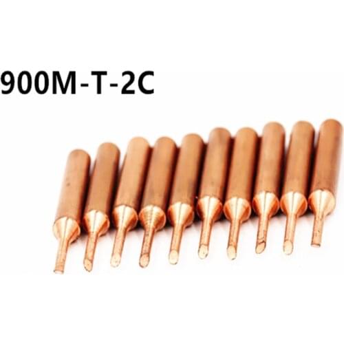 SZBFT 900M-T-2C Diamagnetic copper soldering iron tip Lead-free Solder tip 933.376.907.913.951,898D,852D+ Soldering Station