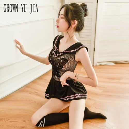 Erotic Students Uniform Cosplay Sexy Costume Deguisement Ecoliere Porno School Uniform Colegiala Sexy Fishnet Japanese Lingerie