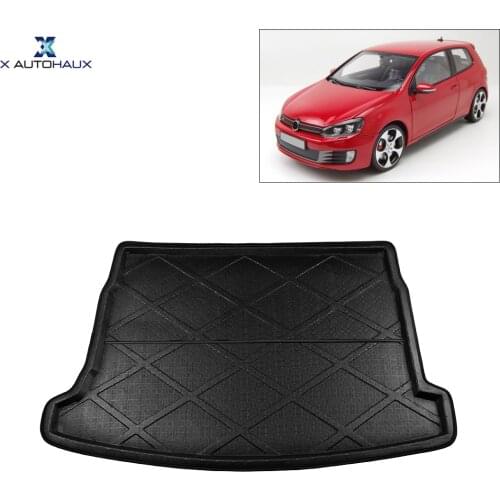 X AUTOHAUX Car Rear Trunk Floor Mat Cargo Boot Liner Carpet Tray for VW Golf 6 2009-2013