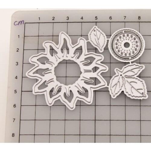 Flower Metal Cutting Dies Cut Die Mold Sunflower Scrapbook Paper Craft Knife Mould Blade Punch Stencils Template