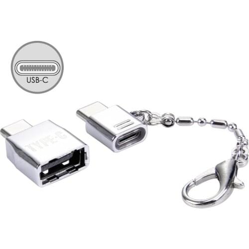 WZOG Metal USB Type-C Adapter Kits USB to Type C OTG Converter Data Sync Charging Adapter for Google Pixel Xiaomi GDeals