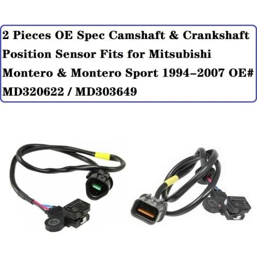 MD303649 / MD320622 New OE Spec Camshaft & Crankshaft Position Sensor For Mitsubishi Montero 1994-2007 OE# PC96 / PC191