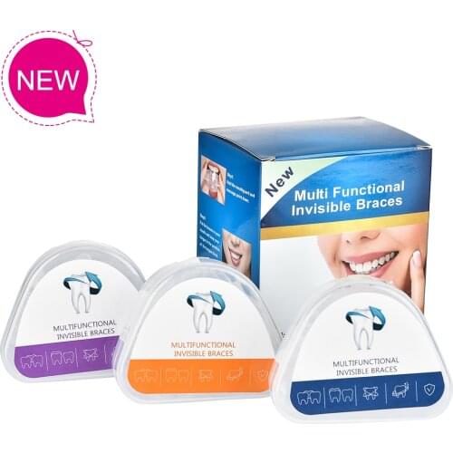 Orthodontic Braces Dental Braces Smile Teeth Alignment Trainer Instanted Silicone Teeth Retainer Mouth Guard Braces Tooth Tray