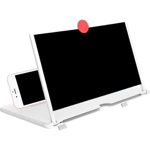 12Inch Screen Magnifier-3D HD Mobile Phone Magnifier Projector Screen For Movies,Videos,Gaming Supports All Smartphones
