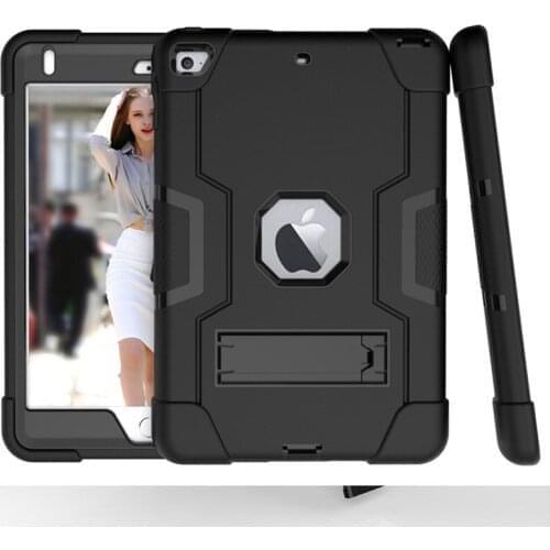 Silicone Shockproof Case For Cover For Apple iPad Mini 4 5 A1538 A2133 Cover Kids Safe Armor Heavy Duty Rubber Case + FilmPen