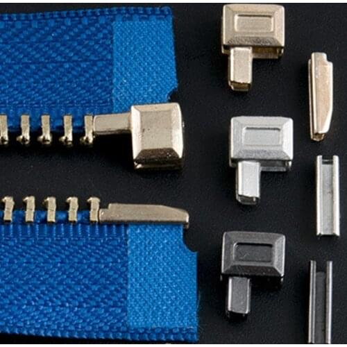 10 Sets Metal Repair Zipper Stopper Open End Zipper Sewing Stopper Accessories Zipper M5T9 DIY For Clothes O0C0