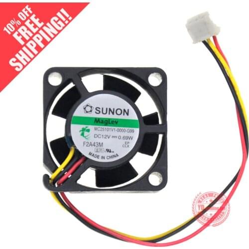Sunon fan 2.5cm MC25101V1-0000-G99 2510 12V 0.69W quiet fan