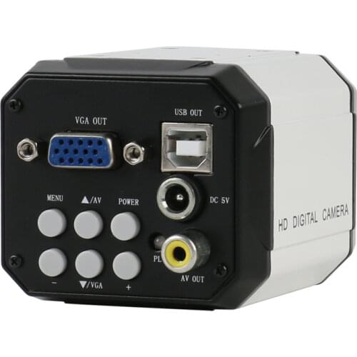 VGA AV USB 3 in 1 HD Video Electronic Microscope Camera Digital Microscopio For PCB Solder Repair Lab Teach Observation