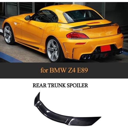 Carbon Fiber Rear Trunk Spoiler For BMW Z4 M Coupe Roadster Convertible 2 Door 2009 - 2012