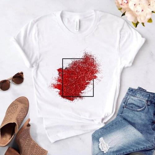 Women Tshirt Fashion Graphic Print Summer Ladies Tee Top White female T-shirt Casual streetwear Tee shirt femme Plus Size 3XL
