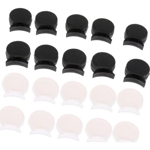 10pcs Rubber Clarinet Thumb Rest Cushion Protector for Wind Instrument Parts