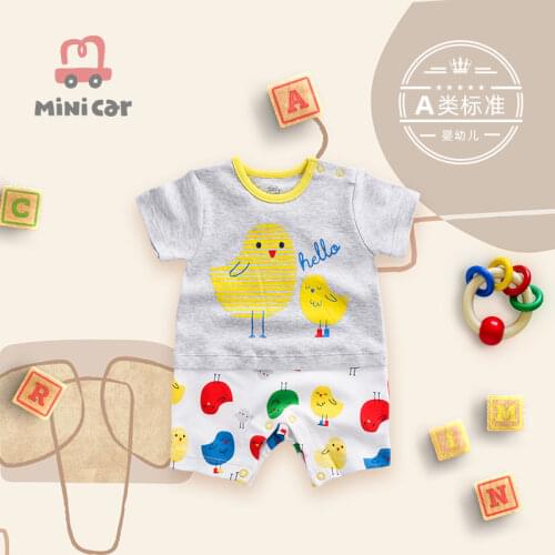 2021 Brand Summer Clothing Baby Body Rompers Clothing Babies Toddlers Clothes Cotton Costume Mini Car Newborn Infant