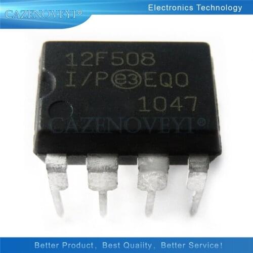 5pcs/lot PIC12F508-I/P DIP-8 PIC12F508 DIP PIC12F508-I 12F508-I/P In Stock