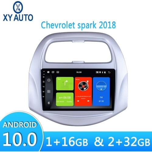 9 Inch Android 10.0 Multimedia Stereo Car Video Player GPS Navigation Radio For Chevrolet Spark 2018 Built-in Bluetooth WiFi
