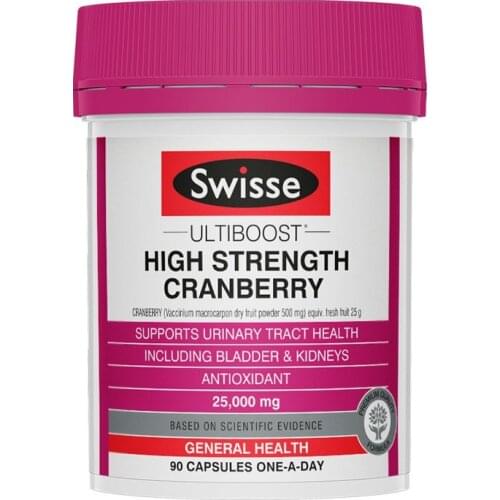 Newest Australia Swisse Strength Cranberry Support Urinary Tract Health Symptomatic Relief Recurrent Cystitis Frequent Urination