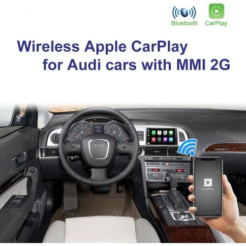 Wireless Apple Carplay For Audi 2008-2018 A1/Q3/A4/A5/Q5 MMI 2G Android Auto Decoder Module Box non-destructive installation