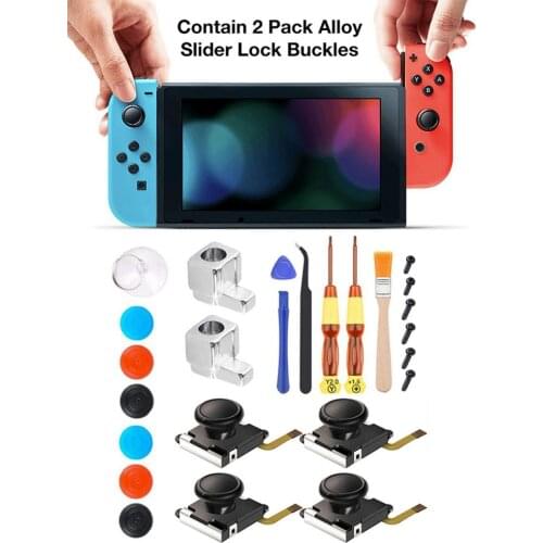 25 IN 1 Joystick Cover Thumb Stick Grip Cap For Switch Lite NS Joy-Con Controller JoyCon Gamepad Thumbstick Case Accessories