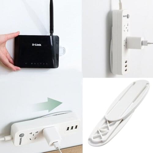 Socket Holder Wall Mount Extension Board Power Strip Holder For Home Comfort Socket Support Line Board Holder хранение