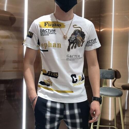 EFKGH Men's T-shirts With Inscriptions