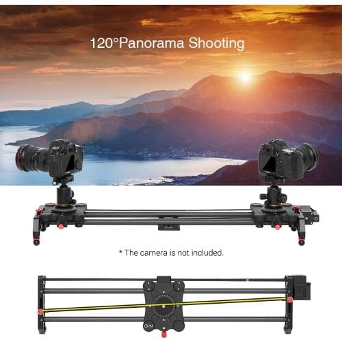 GVM GR-80QD 80cm Motorized Photography Camera Slider Track Dolly Video Stabilizer Rail Carbon Fiber for DSLR Camera Camcorder