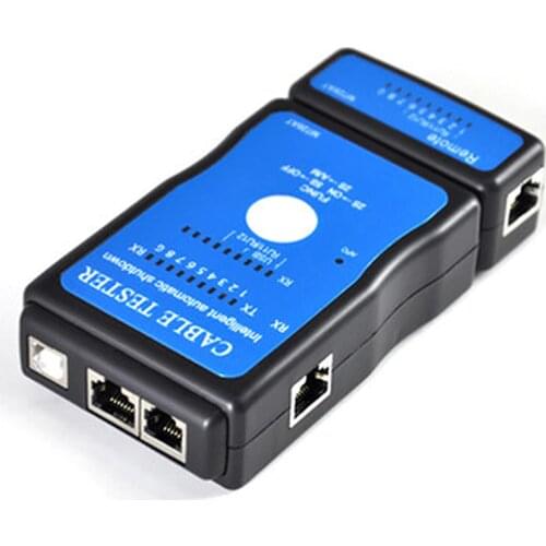 Intelligent Internet Tester RJ11 RJ12 RJ45 Ethernet Checker Detector Tool 8*6*2.5CM