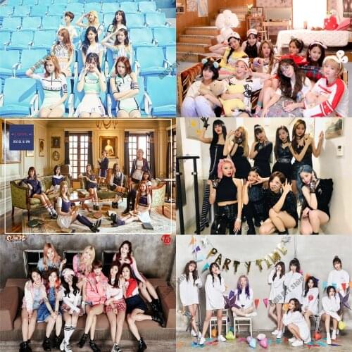 Canvas Painting Posters and Prints K-POP Twice Album TT Feel Special FANCY CHEER UP Wall Art Room Decor Pictures Home Decoration
