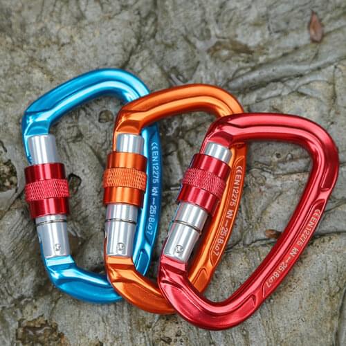 Strong Magnetic Carabiner Aluminum Alloy Carabiner Keychain Outdoor Camping Climbing Snap Clip Lock Buckle Hook Climbing Tools