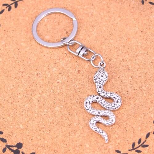 Fashion snake cobra Keychain Pendant Key Rings Shoulder Bag Purse Car Accessories for Women Girl Kids Gift