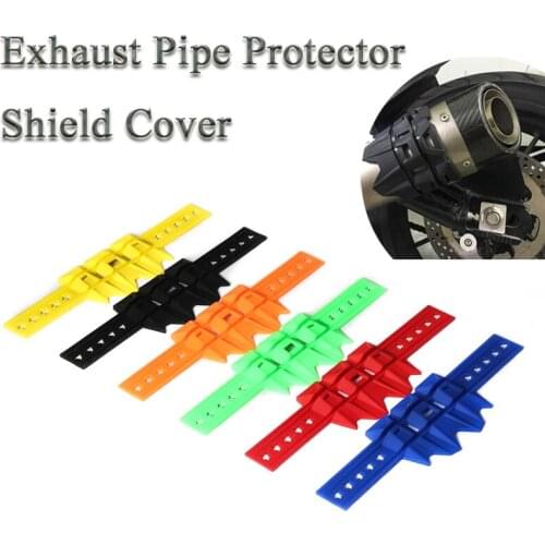 Motorcycle Exhaust Pipe Escape Muffler Protector Heat Shield Cover Guar For Scooter R6 MT-09 ATV Ornamental Protector Moulding